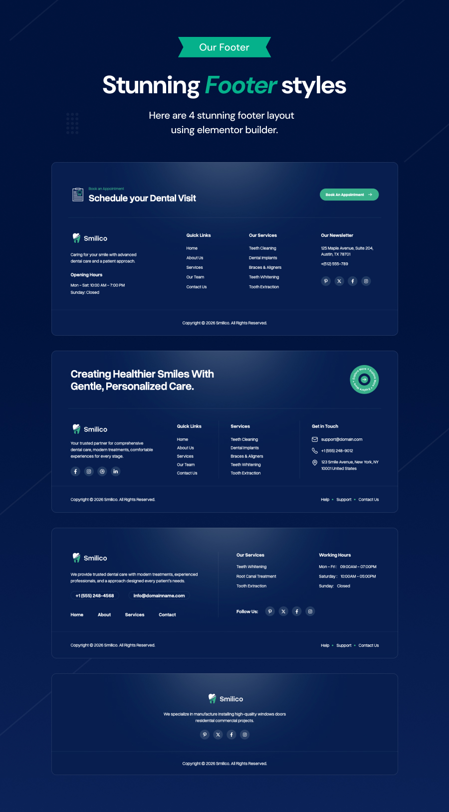Smilico - Dentist & Dental Clinic WordPress Theme - 8